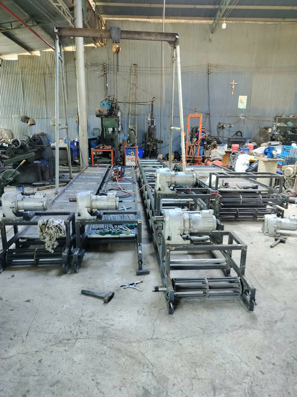Không gian xưởng cơ khí Nam Hùng Thịnh